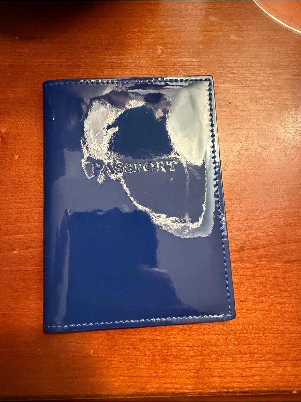 Tiffany & Co. Blue Passport Holder Cover